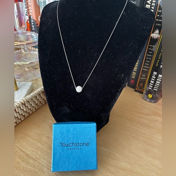 Touchstone by Swarovski April Crystal Birthstone Necklace - Picture 2 of 4